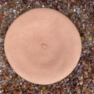 New NWOT Taupe Brown Baret Paris France Halloween Costume OS Bonjour Soft